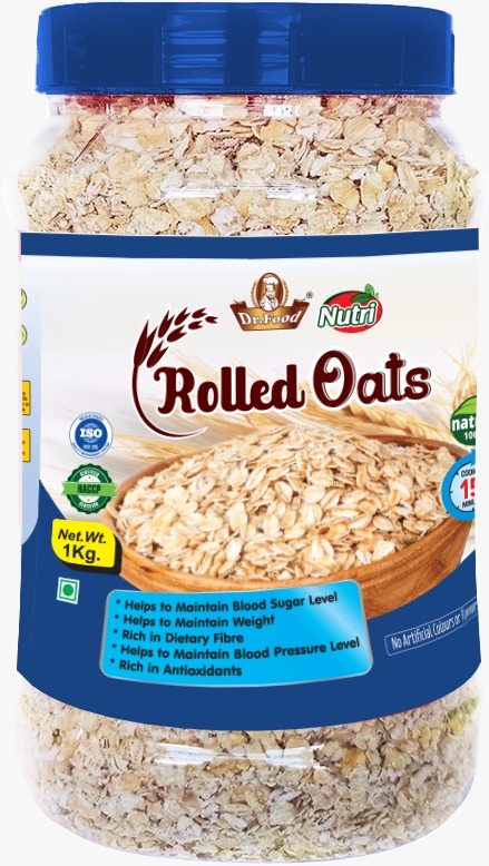 Dr. Food Rolled Oats, for Breakfast Cereal, Style : Dried