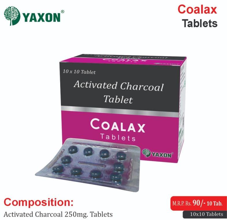 Coalax Tablets, Packaging Size : 10*10