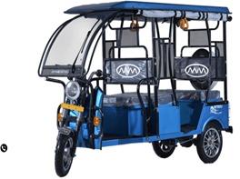 1kw MVM Neon E-Rickshaw, Tyre Size : 12/24 Inches