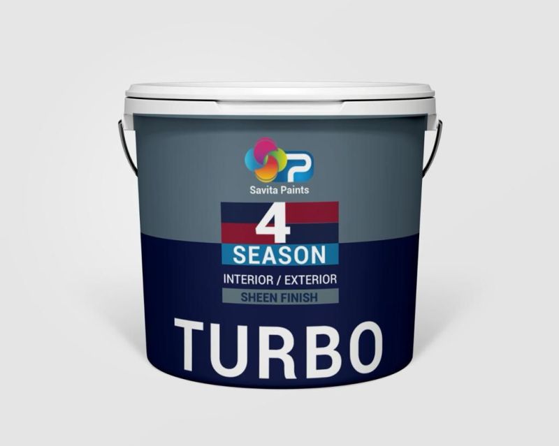 Turbo 4 Seasons Emulsion Paint, Packaging Size : 20 Liters