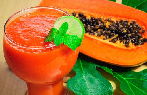 Frozen Red Papaya Pulp