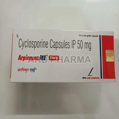Arpimune ME 50mg Capsule, Packaging Type : Box