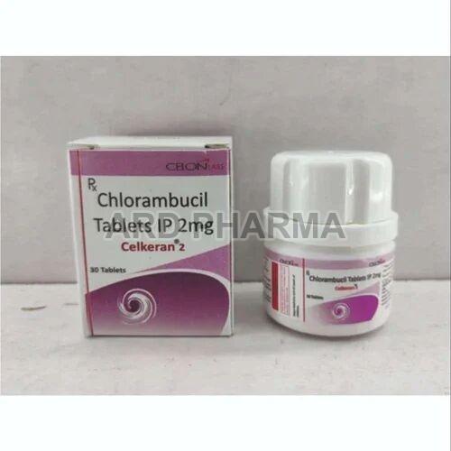 Chlorambucil 2mg Tablets, for Hospital, Packaging Type : Box
