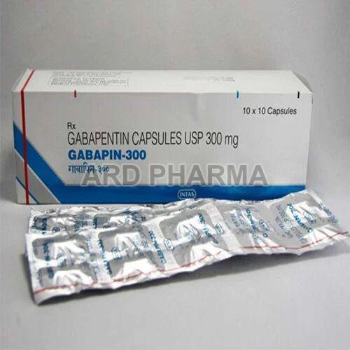 Gabapin Gabapentin 300mg Capsules, Packaging Type : Box