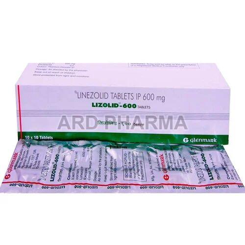 Lizolid 600mg Tablets, Packaging Type : Box