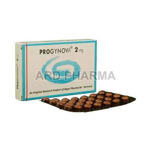 Progynova 2mg Tablets, for Hospital, Packaging Type : Box