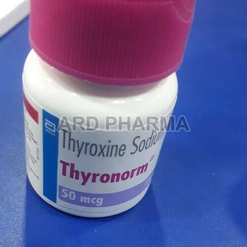 Thyronorm 50mcg Tablets, Packaging Type : Bottle