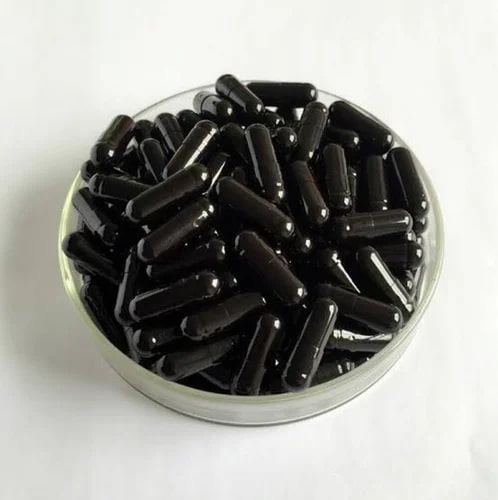 Black Empty Hard Gelatin Capsules, for Pharma Industry, Shelf Life : 5 Years