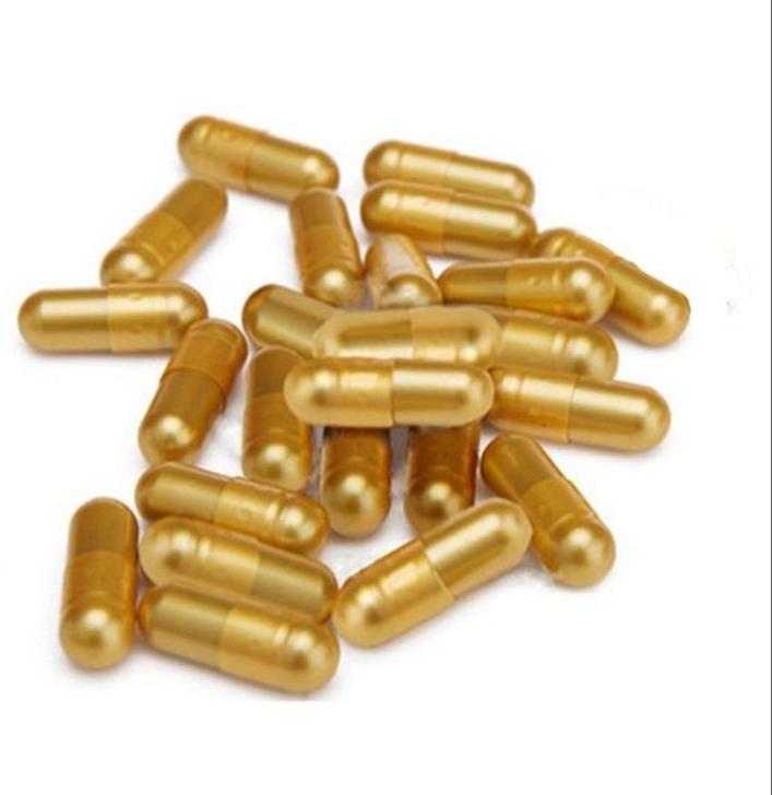 Copper Gold Metallic  Empty Gelatin Capsules