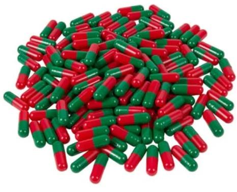 Green Red Empty Gelatin Capsules, for Pharma Industry, Shelf Life : 5 Years