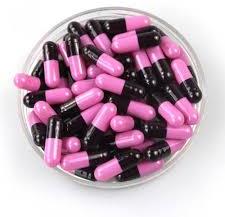 Pink Black  Empty Hard Gelatin Capsules
