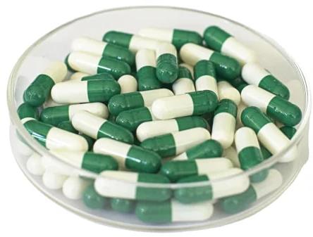 White Green Empty Hard Gelatin Capsules, for Pharma Industry, Shelf Life : 5 Years