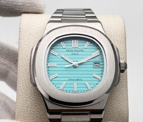 Patek Philippe Nautilus Tiffany &amp;amp; Co Blue Dial Watch
