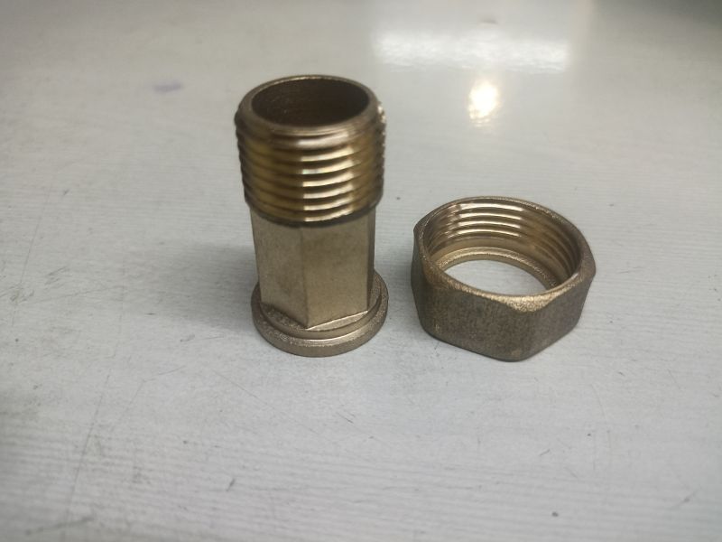 Brass nut nipple, Size : 0-15mm