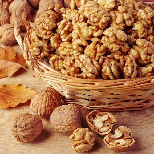 Brown Blanched Common kashmir walnuts, for Direct Consumption, Style : Dried