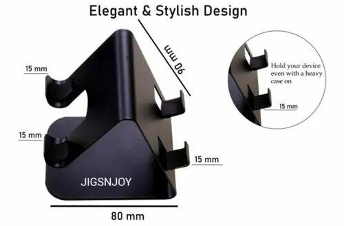 JIGSNJOY Polished 100 GM metal mobile stands, Model Number : J J-118