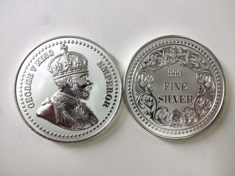 Polished Silver Coin, for Home Use, Industrial Use