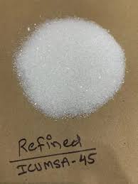 Solid Crystal Brazil Icumsa 45 Refined Sugar, For Food, Packaging Type : Jute Bags