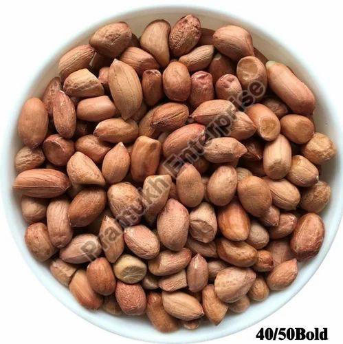 Brownish 40/50 Bold Ground Nut Kernels, for Cooking Use, Making Oil, Packaging Type : Jute Bag