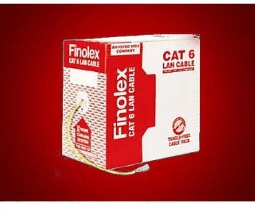 Finolex CAT 6 LAN Cable, Feature : Crack Free, Durable, High Ductility