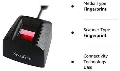 Secugen Hamster Pro 20 Optical Fingerprint Sensor