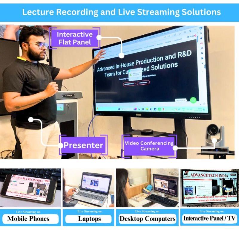 Live Streaming and Lecture Recording System