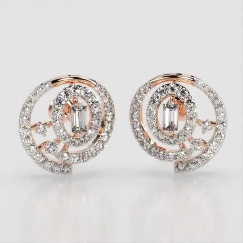 Fancy Diamond Earrings Set