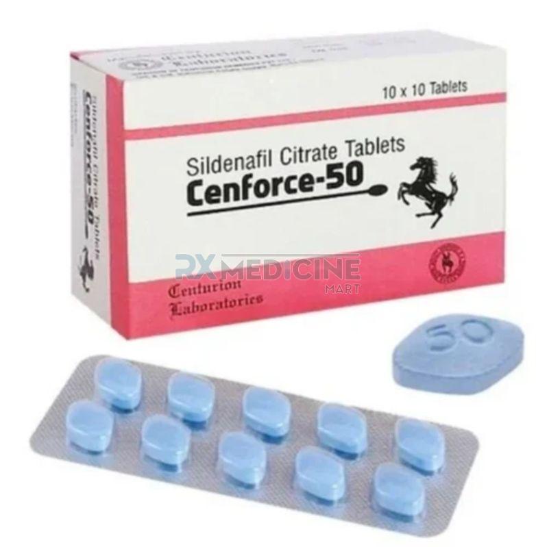 Cenforce 50mg Tablets, for Erectile Dysfunction, Medicine Type : Allopathic