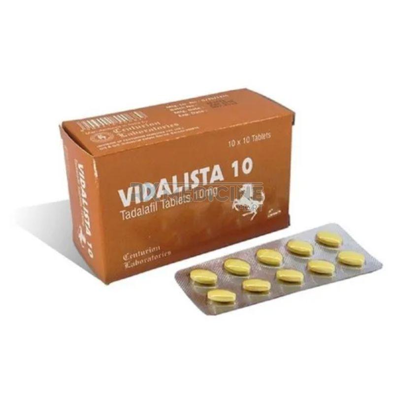 Vidalista 10mg Tablets, for Erectile Dysfunction, Medicine Type : Allopathic