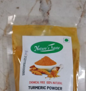 Yellow Organic turmeric powder, for Hotel, home, Packaging Type : Plastic Pouch, Plastic Packet