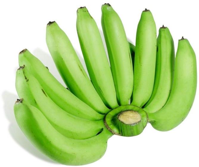 Whole Natural A Grade Green Banana, for Food Processing, Packaging Size : Loose