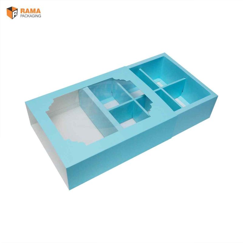 Rectangle 10.5x8.0x3.0 Inches Blue Hamper Box, for Packing Gift