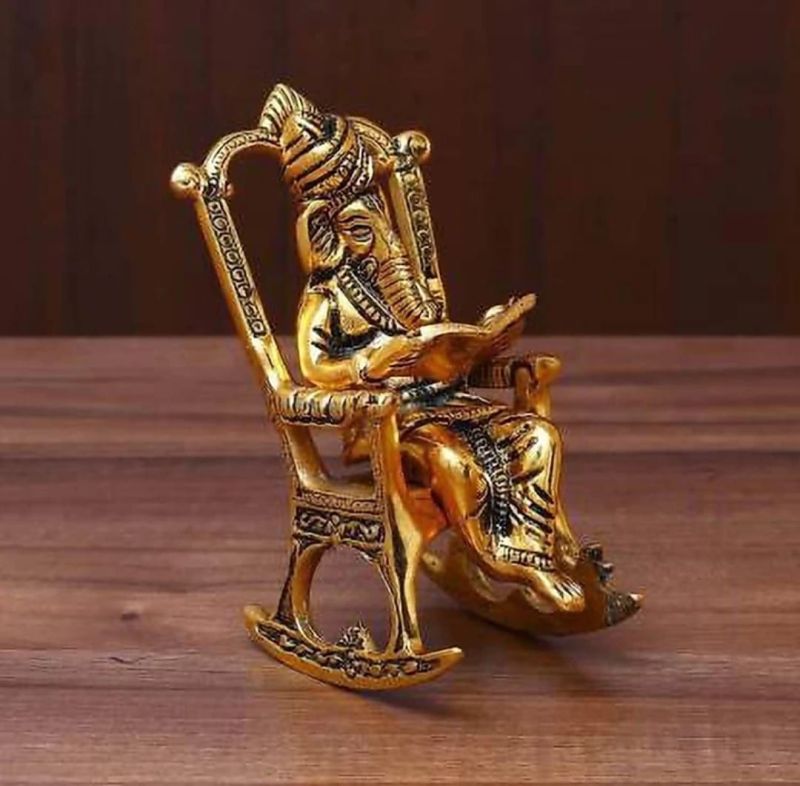 ganesha onchair statue