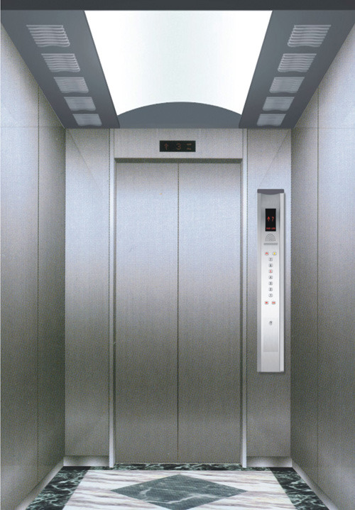 Silver Plain Polished Stainless Steel Goods Lift, for Industrial
