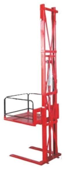 Red Semi Automatic 3-6kw Wall Mounted Stacker Lift, for Industrial, Voltage : 220V