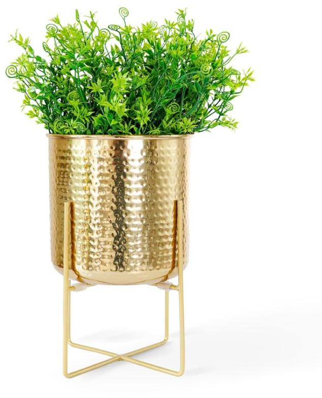 Metal planter stand, for Cafe, Decoration Office, Home, Hotel, Outdoor, Feature : Attractive, Durable