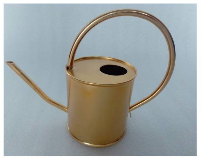 Coated gold mild steel metal watering can, for Gardening Use, Feature : Eco Friendly, Fine Finished