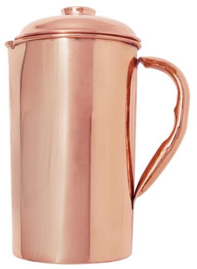 Brown Copper Jugs Plain, For Construction, Length : 9.5inch