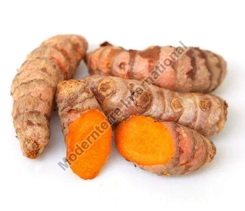 Finger Common Polished Whole Raw Turmeric, for Food Medicine, Color : Golden Yellow