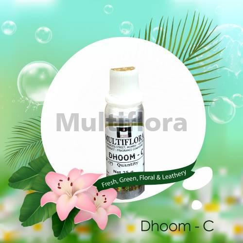 MULTIFLORA Dhoom-C Fragrance Oil, Packaging Type : Aluminium Bottle
