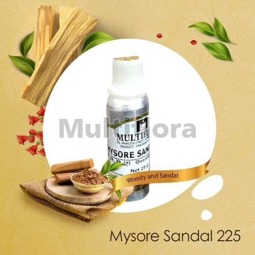Liquid Mysore Sandal-225 Perfume Oil, for Cloth, Packaging Type : Bottle