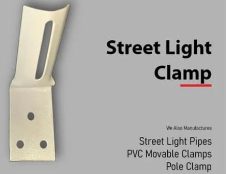 Lexur Mild Steel Street Light Polished Clamp