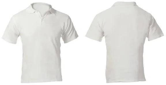 Mens Plain White Polo T-Shirt