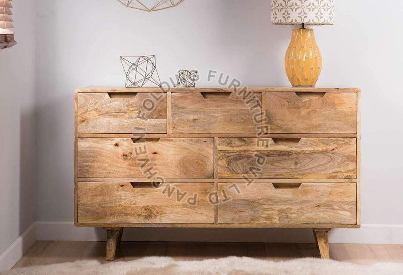 Mango Wood Living Room 7 Drawer Chest