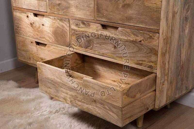 Mango Wood Living Room 7 Drawer Chest