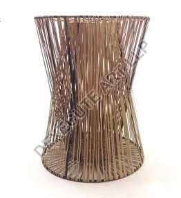 Bamboo Stick Round Side Table