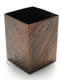 Artact Polished Copper Square Tumbler, Capacity : 200-400ml