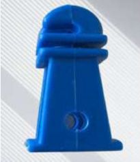 Plastic Blue Hook Insulator, For Fencing, Shape : Rectangle