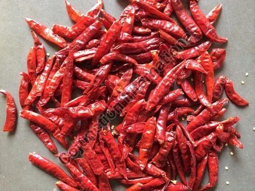 Raw Organic Dry Red Chilli, for Spices, Grade Standard : Food Grade