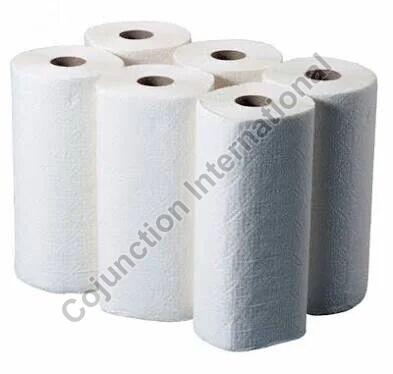 White Plain Kitchen Paper Roll, Feature : Premium Quality, Fine Finish